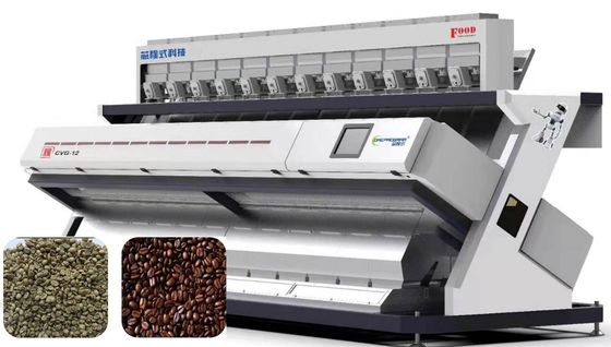 kwaliteit  768 Channels Coffee Bean Color Sorter Machine With Altera Processor / CCD Camera fabriek
