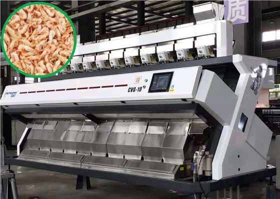 De Sorteermachine van 640 Kanalengarnalen de Sorteerder van de 4-5.5 T/H Vissenkleur